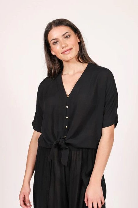 Koy Resort Miami Tie Front Top